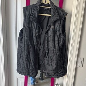 The North Face Charcoal Quilted Vest